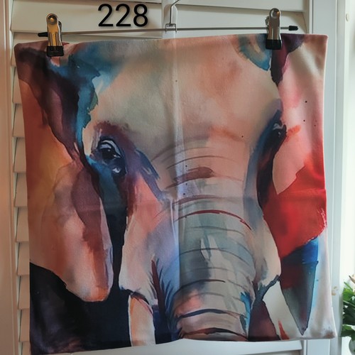 Elephant abstract watercolour