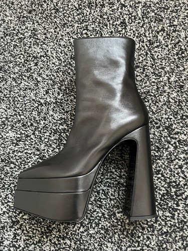 Black genuine leather 7uk - black,