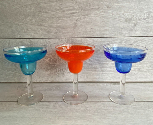 Hand blown margarita large - hand,