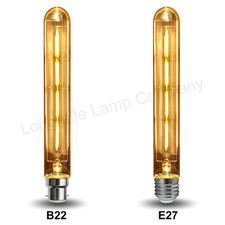 Vintage LED 4W Edison Style Filament Test Tube Light Bulb T30 B22 or E27