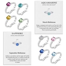 Birthstone Rings Created with