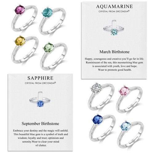 Birthstone rings created - rings, with