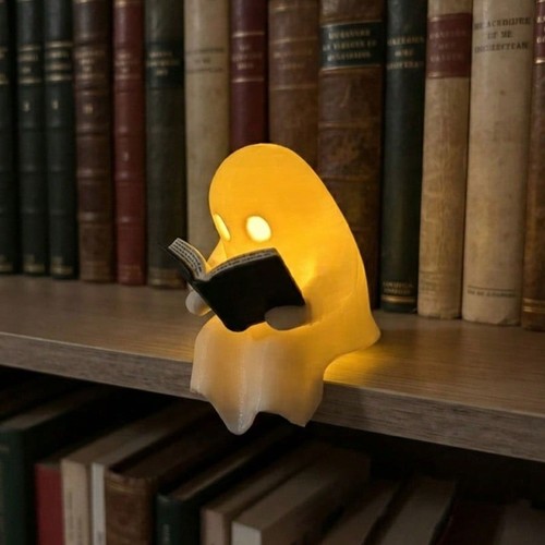 Little ghost reading - little,