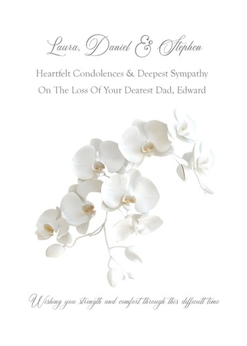 Sympathy bereavement card - sympathy,