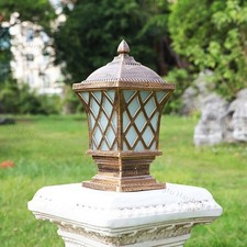 Outdoor Pillar Lights Garden