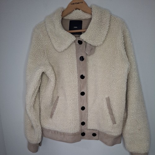 Zara woman beige borg - woman,