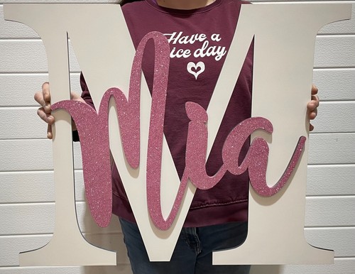 Personalised painted wooden