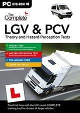 HGV LGV THEORY TEST AND HAZARD PERCEPTION FOR PCV DVSA PC DVD CD 2025