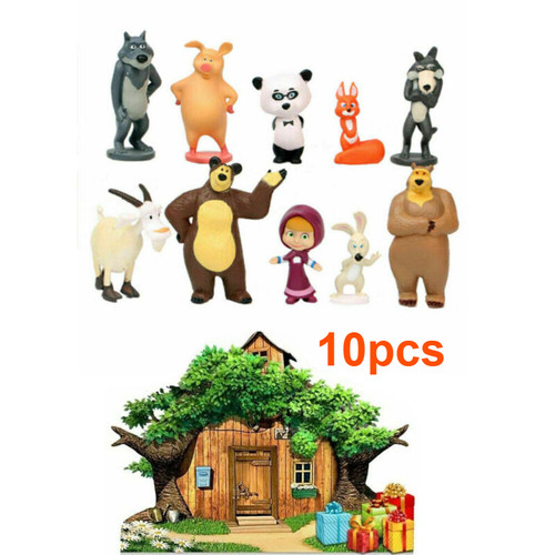 10pcs masha and the bear - 10pcs,