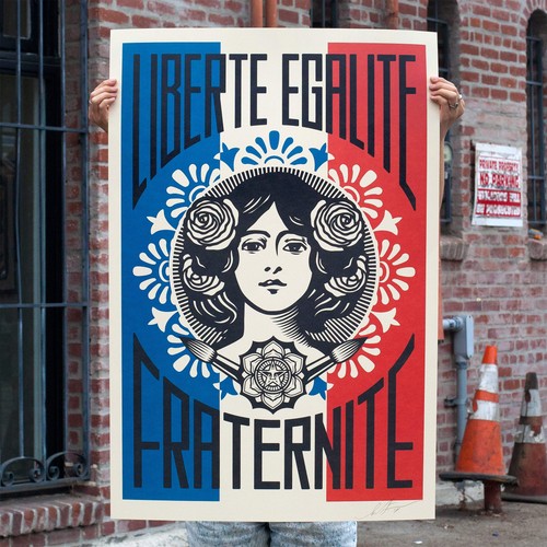 Shepard fairey obey liberté - shepard,