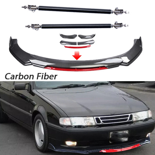 Carbon fiber front bumper - fiber, lip