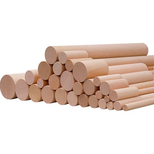 Solid beech hardwood - beech, dowel
