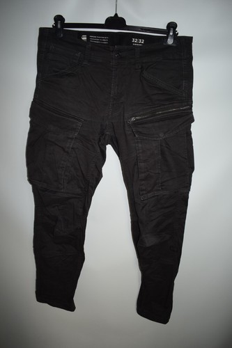 Star raw cargo pants - g-star, black