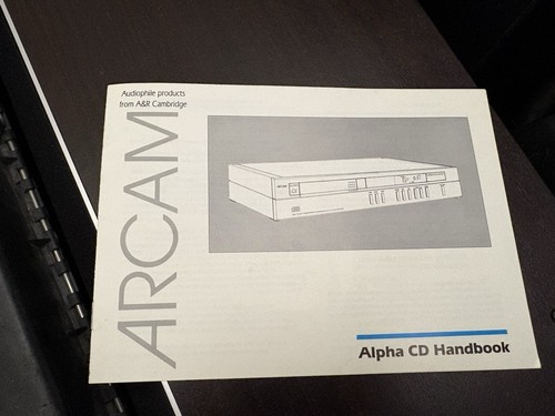 Arcam alpha player handbook - player,