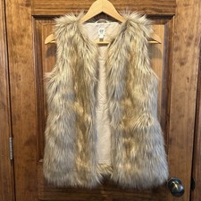 Gap Kids Faux Fur Vest Girls