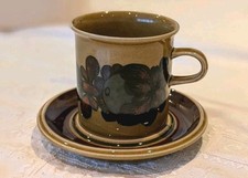 Vintage Arabia Finland Otso Coffee Cup And Saucer