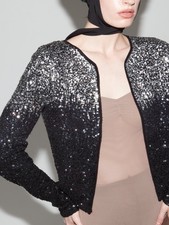 Valentino Sequin Wool Fleece