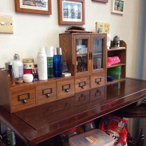 Desktop wooden storage - wooden, unit