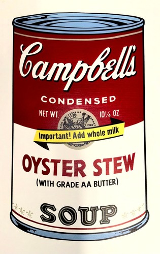 Andy warhol campbells soup - campbells,