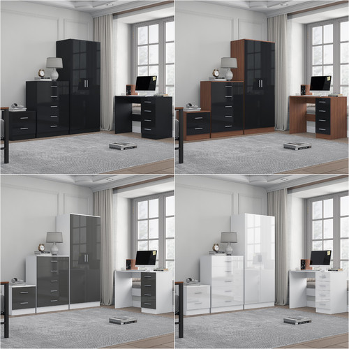 Reflect gloss 4pc bedroom - reflect,