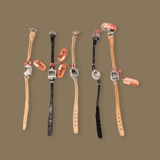 Timor Vintage Ladies Watch Straps With Cases New Old Stock x 5