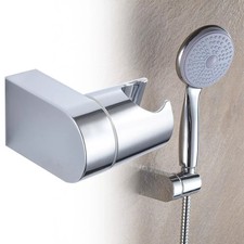 360Degree Shower Head Holder Universal Bathroom Bracket Wall Mount Adjustable