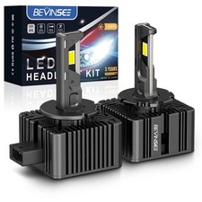 BEVINSEE 2X D1S LED Headlight