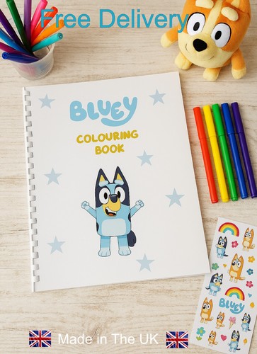 Bluey children colouring - children's,