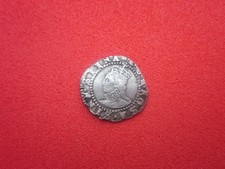Superb Elizabeth 1st silver hammered penny M.M Hand ?