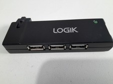Logik 4-port USB Type-A hub dock black L4APHB23 352344