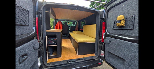 Campervan sliding bed - campervan, &