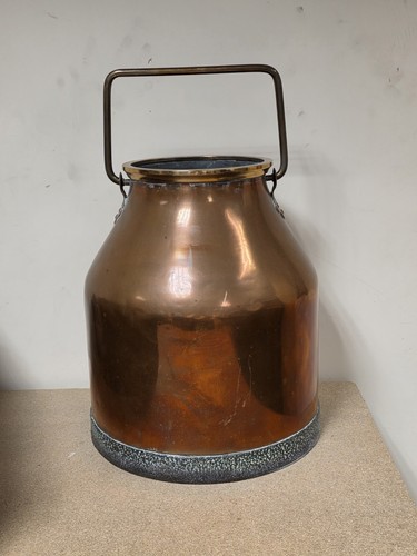 Antique copper milking - antique,
