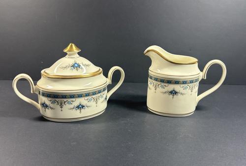 Minton grasmere blue - minton, creamer