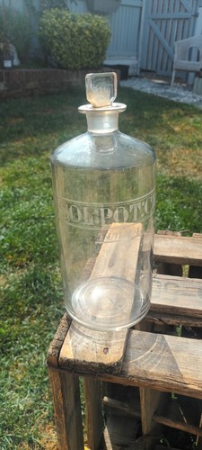 Antique engraved apothecary - antique,