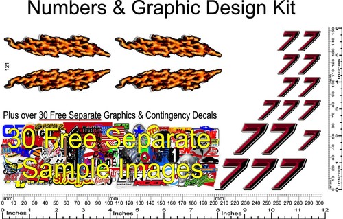 Vinyl decal 16th scale - r/c,