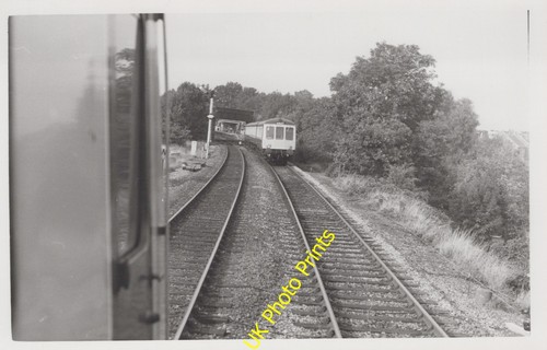 Photo railway view from - railway, train