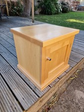 Hand Crafted Maple Bed Side Cabinet Cupboard Storage Unit