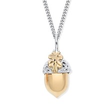 9ct Yellow Gold on Silver
