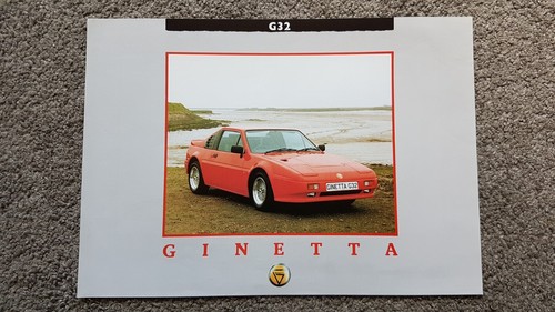Ginetta g32 sales leaflet - g32,