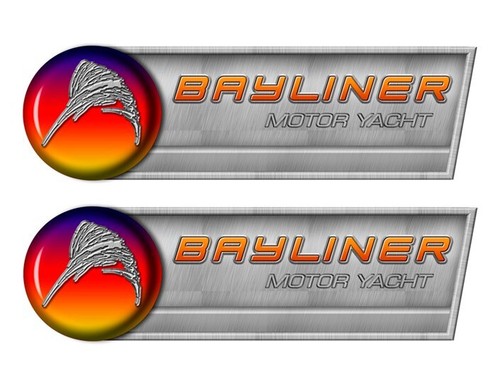 Bayliner retro sticker set - retro,
