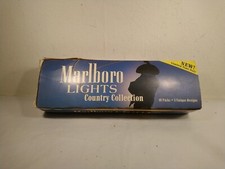 Vintage Marlboro Lights Carton Cigarette Box Country Collection Cowboy