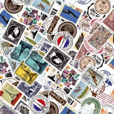 50 Luggage Suitcase Stamp