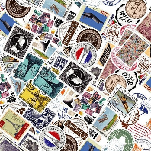 Luggage suitcase stamp - 50,