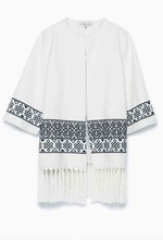 ZARA Embroidered Kimono Jacket