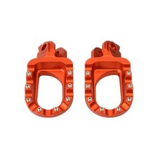 Wide Footpegs Foot Pegs Orange