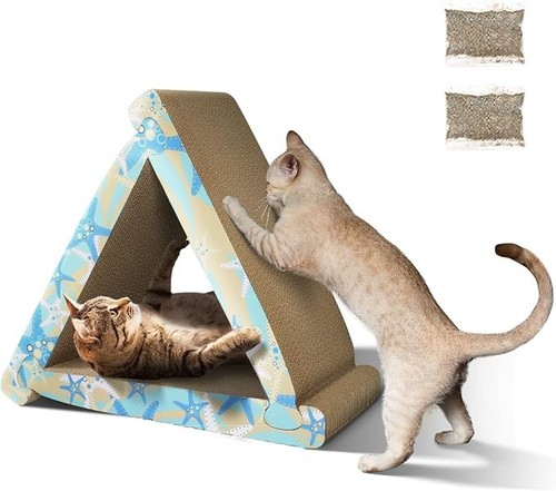 Foldable cat scratching board - foldable,