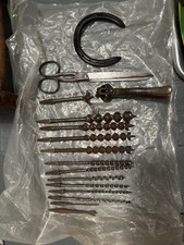Vintage Auger Drill Bits 14 Pieces 