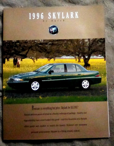 1996 buick skylark foldout - buick,