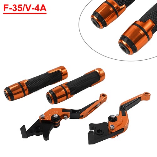 Handlebar grips sets - , orange