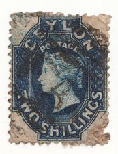 Ceylon 1867 deep - ceylon, 1867/70